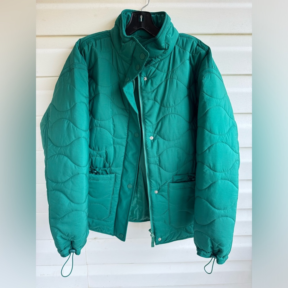 Talbots Patch Pocket Quilted Jacket Size Medium - image 1